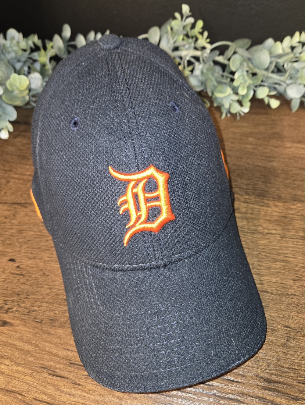 Detroit Tigers baseball cap navy orange